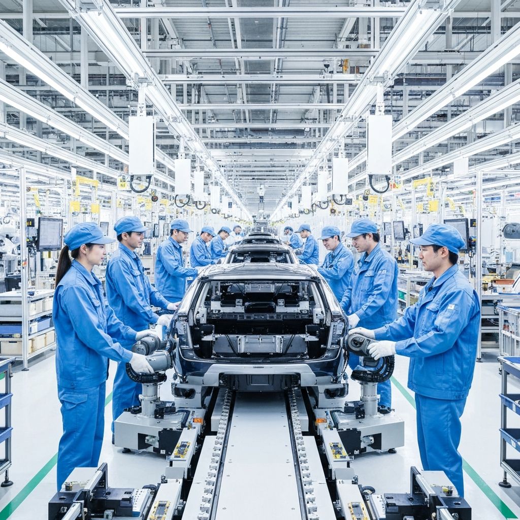 自動車製造工場
